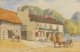 J. T. Wilson, Untitled, Edgware pencil and watercolour heightened with white 18 x 27cm (5)