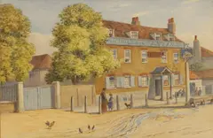 J. T. Wilson, Untitled, Lewisham pencil and watercolour heightened with white 18 x 27cm (6)