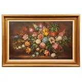 Marino Vergara, Bouquet, Óleo sobre tela