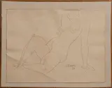 Santos Balmori, Untitled, Lápiz de grafito sobre papel