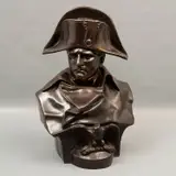 Busto de Napoleón*, SIGLO XX, Bronce, patinado en color marrón