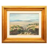 Eduardo Crisanto, Paisaje, Óleo sobre tela