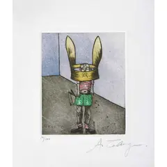 Gelito by Alejandro Colunga, Grabado al aguafuerte 19 / 100, offered Aug 2023