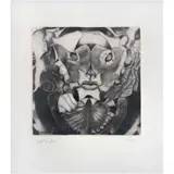 Untitled by Francisco Toledo, Grabado a la punta seca y aguatinta P. A, offered Aug 2023