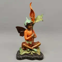 SIGLO XX by Hada, Bronce, patinado policromado; base de mármol negro, offered Jul 2023