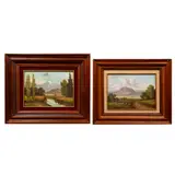 Eustaquio, Paisajes, Óleo sobre tela