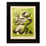 David Alfaro Siqueiros, Sin título, de la suite Prison Fantasies Portfolio II, 1973, Litografía E / E