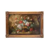 Anónimo, Bouquet, Óleo sobre tela