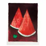 Rufino Tamayo, Tajadas de sandía, 1969, Litografía P.A