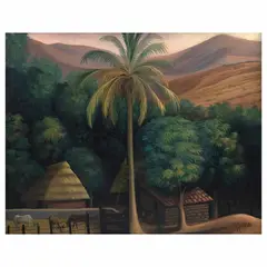 Rosendo Soto, La huerta, Óleo sobre tela