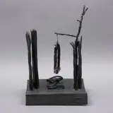 Hojas Muertas, SIGLO XX, Bronce, patinado en color negro