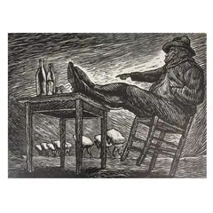 El capataz by Leopoldo Méndez, Xilografía sin número de tiraje, offered Jun 2023