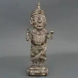 Sacerdote, ÁFRICA, SIGLO XX, Bronce, acabado dorado