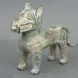 Leopardo*, SIGLO XX, Bronce, patinado en color verde