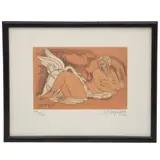 Raúl Anguiano, Leda y el cisne, 2002, Serigrafía EP 55 / 100