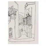 Callejón de Guanajuato by José Chávez Morado, Tinta y acuarela sobre papel, offered May 2023