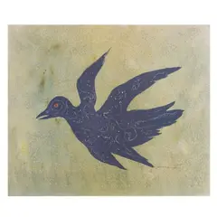 Paloma by Leonora Carrington, 2001, Litografía offset sobre papel guarro sin número de tiraje, offered May 2023