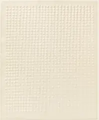 Günther Uecker, Reihung, 1972, Prägedruck auf Bütten