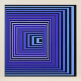Victor Vasarely, Ohne Titel, Farbserigrafie auf leichtem Karton