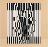 Victor Vasarely, Aus: "Cinetique", Serigrafie auf Velin