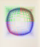 Victor Vasarely, Aus: "Vega", 1971, Farbserigrafie auf Karton