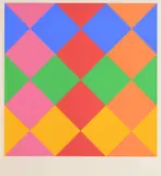 Max Bill, Ohne Titel, 1967, Farbserigrafie auf Bristol-Karton