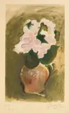 Georges Braque, Bouquet de fleurs, Farbaquatinta auf ARCHES (Wasserzeichen)