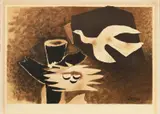 Georges Braque, L'oiseau et son nid, 1956, Farblithografie auf Velin