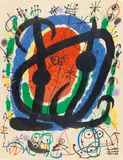 Auktion 414, Los 475 by Joan Miró, 1966, Farblithografie auf Velin, sold Jun 2018