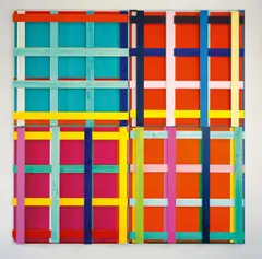 Imi Knoebel, Auktion 411, Los 178, 2002, Acryl auf Aluminium