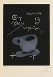 Antoni Tàpies, Tasse, 1978, Farbradierung auf Velin