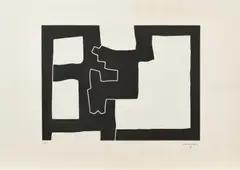 Eduardo Chillida, Inguru IV, 1968, Radierung auf ARCHES (Wasserzeichen)