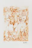 Georg Baselitz, Auktion 414, Los 528, 1967, Farbradierung auf Kupferdruckkarton
