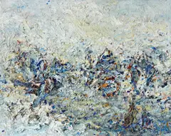 Auktion 414, Los 912 by Bernd Schwarzer, Öl auf Leinwand, sold Jun 2018