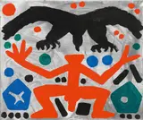 Auktion 411, Los 227 by A. R. Penck, 1997, Acryl auf Leinwand, sold May 2018