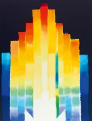 Farb-Akkord by Heinz Mack, 1999, Farbserigrafie auf Rives, sold Sep 2018
