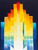 Heinz Mack, Farb-Akkord, 1999, Farbserigrafie auf Rives