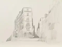 Rudolf Schoofs, Ohne Titel, 1983, Véritable Papier d'Arches (Trockenstempel)