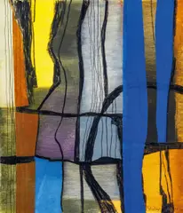 Auktion 411, Los 302 by Fritz Winter, 1969/70, Öl auf Leinwand, sold May 2018