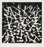 Uecker - Stigma by Günther Uecker, 1997, Aquatinta auf Velin, sold Sep 2018