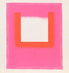 Moduliertes Rot by Rupprecht Geiger, 1972, Farbserigrafie auf Velin, sold Jun 2018