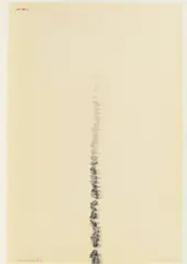László Lakner, Ohne Titel, Bleistiftzeichnung auf SCHOELLER STERN (Trockenstempel)