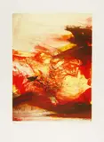 Zao Wou-ki, Auktion 414, Los 1033, 1971, Farbige Aquatintaradierung auf ARCHES FRANCE (Wasserzeichen)