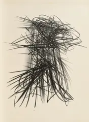 L 63 by Hans Hartung, 1963, Lithografie auf BFK RIVES (Wasserzeichen), sold Oct 2018