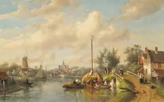 Charles Leickert, Auktion 410, Los 1073, Öl auf Leinwand