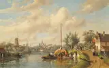 Charles Leickert, Auktion 410, Los 1073, Öl auf Leinwand
