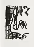 Georg Baselitz, Ohne Titel, 1993, Lithografie auf Velin