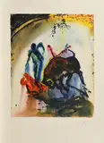 Tauromachie V by Salvador Dalí, 1968, Farblithografie mit Prägedruck auf Japon nacré, sold Jan 2019