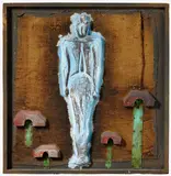 Anatol Herzfeld, Auktion 422, Los 571, 1984, Assemblage auf Holz