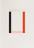 Imi Knoebel, Hommage à Grace Kelly, 1991, Farbserigrafie auf SCHOELLERSHAMMER 6G (Trockenstempel)